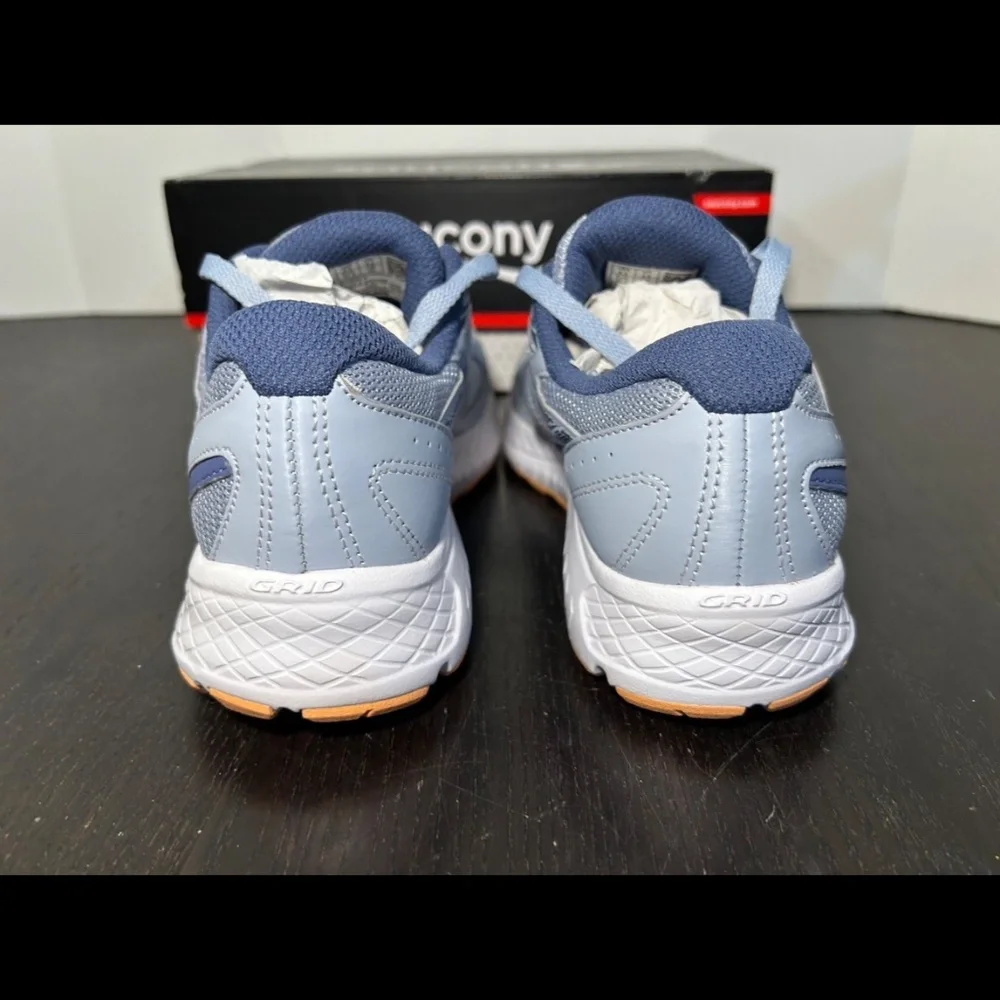 Saucony Cohesion 13 Running Shoes Sneakers Blue Mist/Melon Womans 6.5